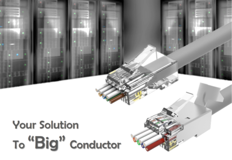 Łatwy w użyciu, przelotowy wtyk RJ45 z klipsem X Tailed Easy RJ45 Plug